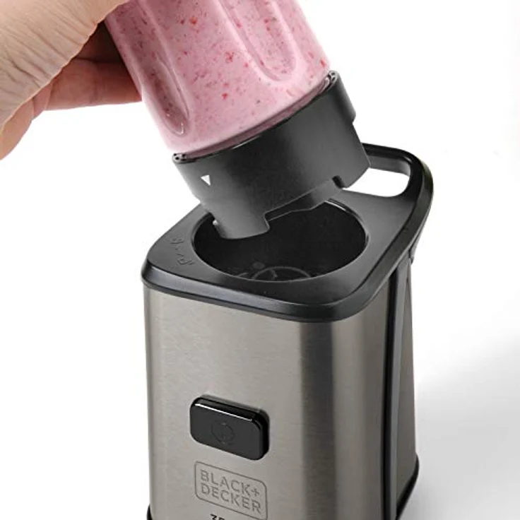 Black + Decker ES9120030B BXJBA350E Standmixer, 300, Edelstahl, rostfrei, 600 milliliters, Grau – Bild 3