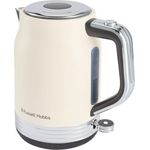 Russell Hobbs Hanley Retro Jasmine, Wasserkocher 1,7L, 2400W, Edelstahl, Vintage Design, Perfect Pour Ausgusstülle, 360° Sockel mit Kabelaufbewahrung