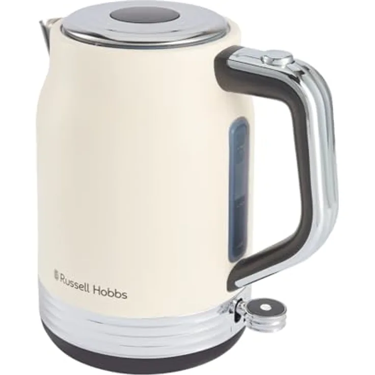 Russell Hobbs Hanley Retro Jasmine, Wasserkocher 1,7L, 2400W, Edelstahl, Vintage Design, Perfect Pour Ausgusstülle, 360° Sockel mit Kabelaufbewahrung