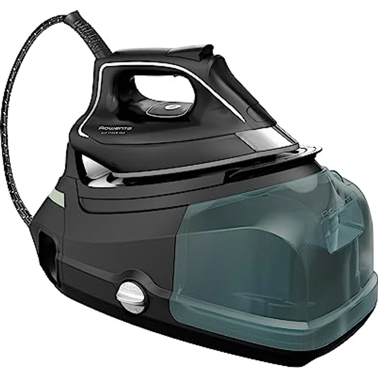 Rowenta DG9610 Eco Steam Pro Dampfbügelstation | 2800 Watt | 7,6 Bar | 140 g/Min. Dampfleistung | Dampfstoß: 460 g/Min. | Eco Design | Silence-Technologie | 1,1 Liter Kapazität | Schwarz/Eukalyptus – Bild 2