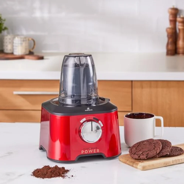 Karaca Küchenmaschine Karaca Mastermaid Power Max 11 in 1 Küchenroboter Imperial Rot 2500 W, mit 11 verschiedenen Funktionen und überragender Leistung – Bild 3