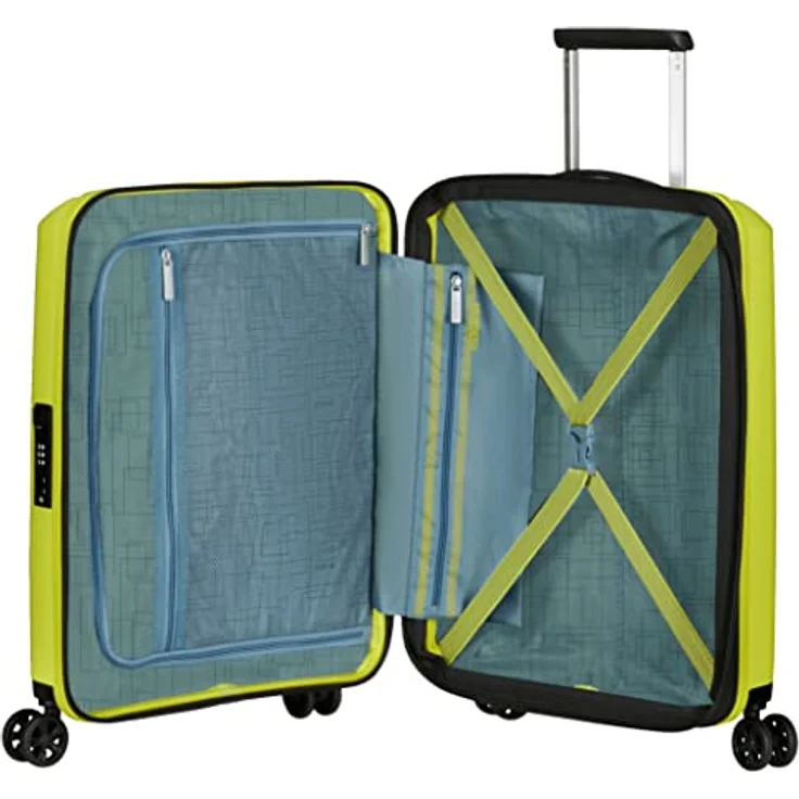 American Tourister Aerostep - 4-Rollen-Kabinentrolley 55 cm erw. Light Lime – Bild 3