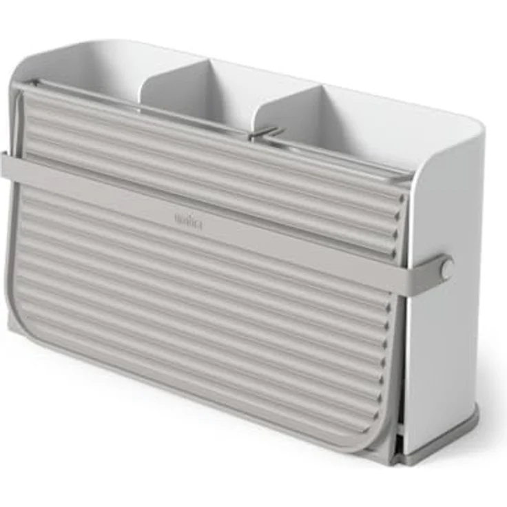 Umbra Trockenständer Sling, platzsparendes Abtropfgestell in Weiß/Grau – Bild 2