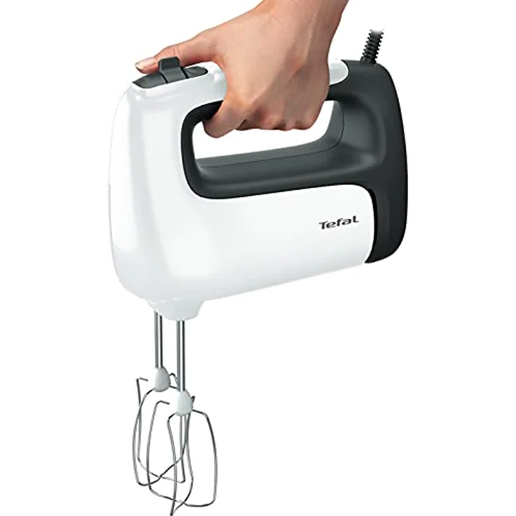 TEFAL Prep'Mix+ HT4601 Handmixer, 500W, 5 Geschwindigkeiten, Turbo-Funktion, Edelstahlrührer – Bild 5