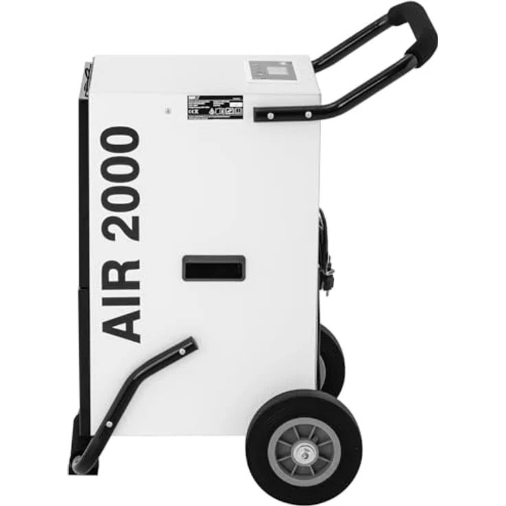 MSW MSW-DEH2000C Bautrockner 70 L/24 h 80 qm 5,69 L 560 m3/h LED Timer Luftentfeuchter, silber – Bild 5