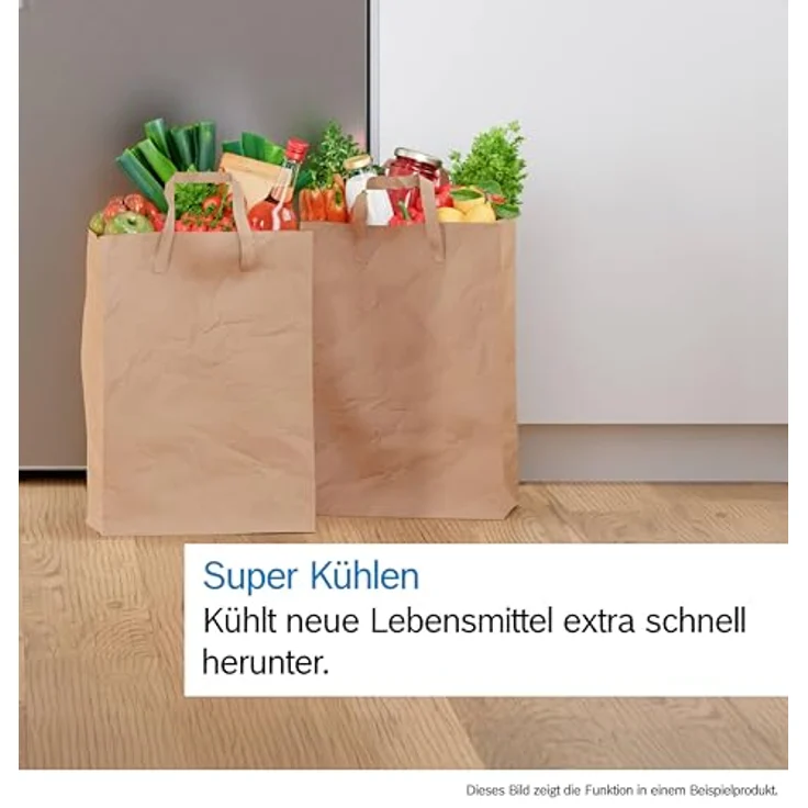 Bosch KSN36VWCG Serie 4, Freistehender Kühlschrank, 402 l Kühlvolumen, VitaFresh Frischesystem, Weiß – Bild 5