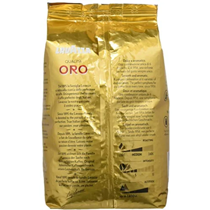 Lavazza Kaffeebohnen - Qualità Oro - 4er Pack (4 x 1 kg) – Bild 2