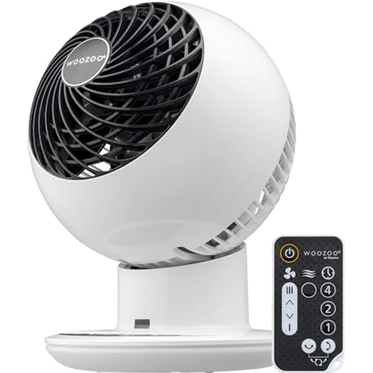 Iris Ohyama White IRIS, leiser Turbo-Ventilator 'Woozoo by Ohyama', PCF-SC15T, Weiss, 38 W, 30 m², Reichweite 25 m, Kunststoff, qm – Bild 2