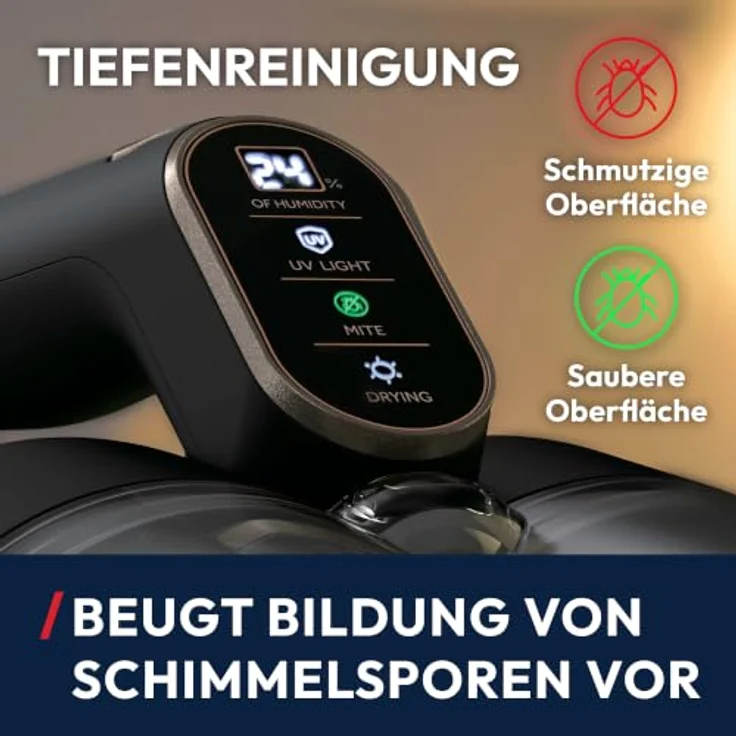 Hoover HMC520UV 011 Handstaubsauger, Schwarz Metallisch, Beutellos mit 4-IN-1 Funktion und intelligentem Staubsensor – Bild 3