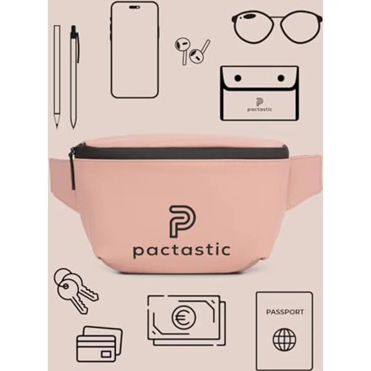 Pactastic Urban Collection Gürteltasche 21 cm rose – Bild 7