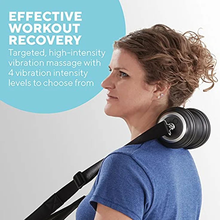 HoMedics Doppelmassageball für Nacken Rücken Schultern Beine - Gezielte, hochintensive Vibrationsmassage mit 4 Vibrationsintensitätsstufen – Bild 3