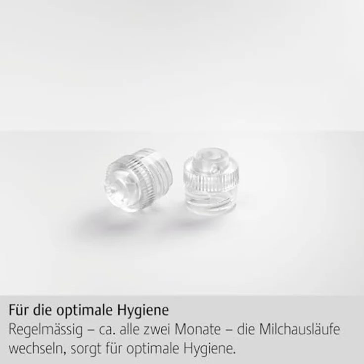 Jura 72228 Auswechselbarer Milchauslauf für Profi-Feinschaumdüse, 10-er Set, Kunststoff, Transparent – Bild 2