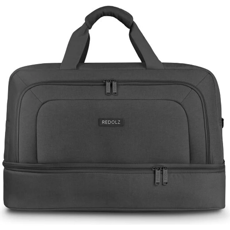 Redolz Essentials 12 Weekender-Reisetasche 50 cm mit Bodenfach aufsteckbar black – Bild 1
