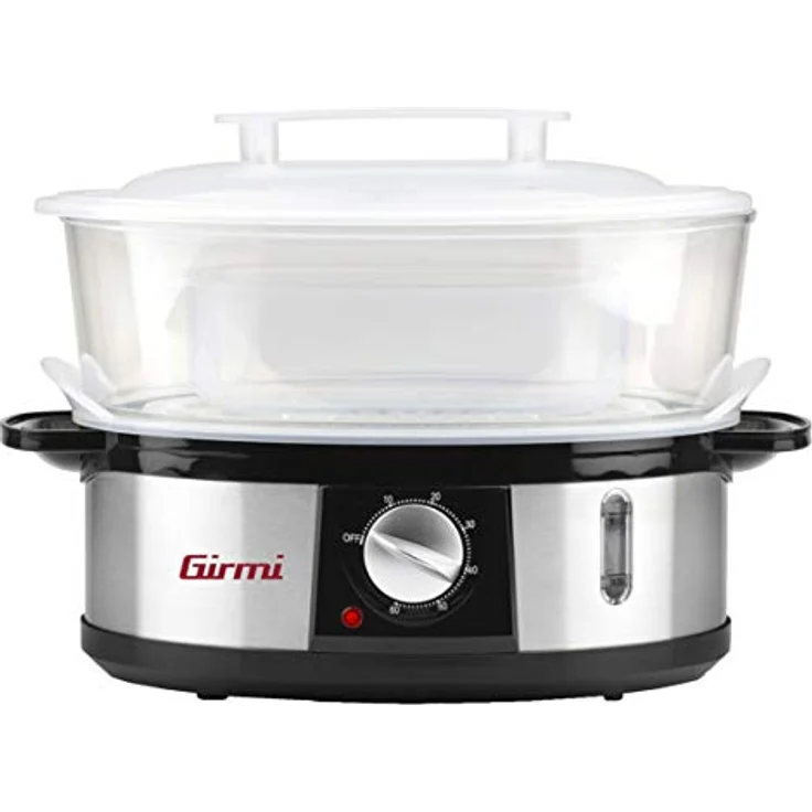 Girmi VP26 Dampfgarer, 750 W, 12 Liter, 3 Ebenen, Stahl – Bild 1