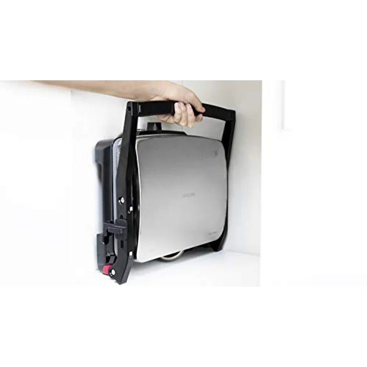 Cecotec RockŽn Grill 2000 .Elektrogrill, RockStone Antihaftbeschichtung, 180º Öffnung, höhenverstellbar, Kochfeld 30 x 23,5 cm, 2000 W, Edelstahl und Kunststoff - Preisvergleich – Bild 6