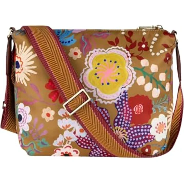 Oilily Tide Spirits Stetson Umhängetasche, 27 cm, Braun, ideal für den Alltag – Bild 4