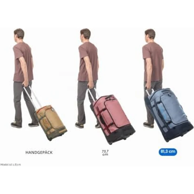 Eagle Creek Cargo Hauler XT, 2 Rollen Reisetasche aus 100% Nylon, 80 cm, grau – Bild 10