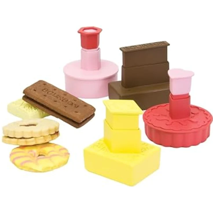 Dexam Classic British Keksausstecher-Set, Polypropylen, 4 Stück Recycling-Box Nr. 5, mit durchsichtigem Acetat-Fenster, 4,75 bis 6 cm lang – Bild 3