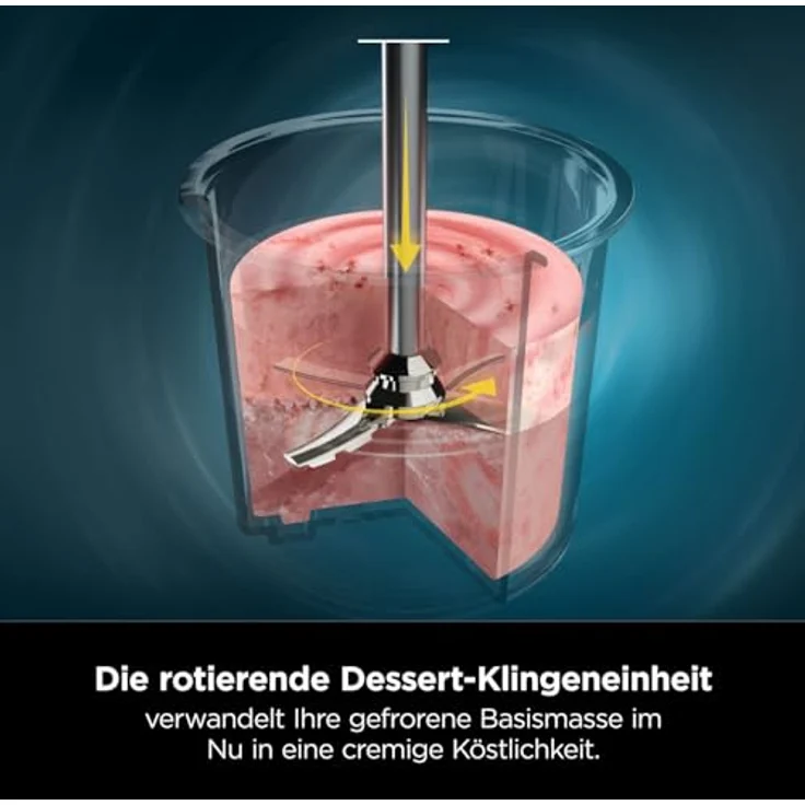 Ninja CREAMi NC300EUCP kupfer Eismaschine 473ml frozen Dessert 3 Behälter mit Deckel, 7 Prog. Eiscreme Gelato Sorbet Smoothie Bowl Milchshakes uvm. – Bild 6