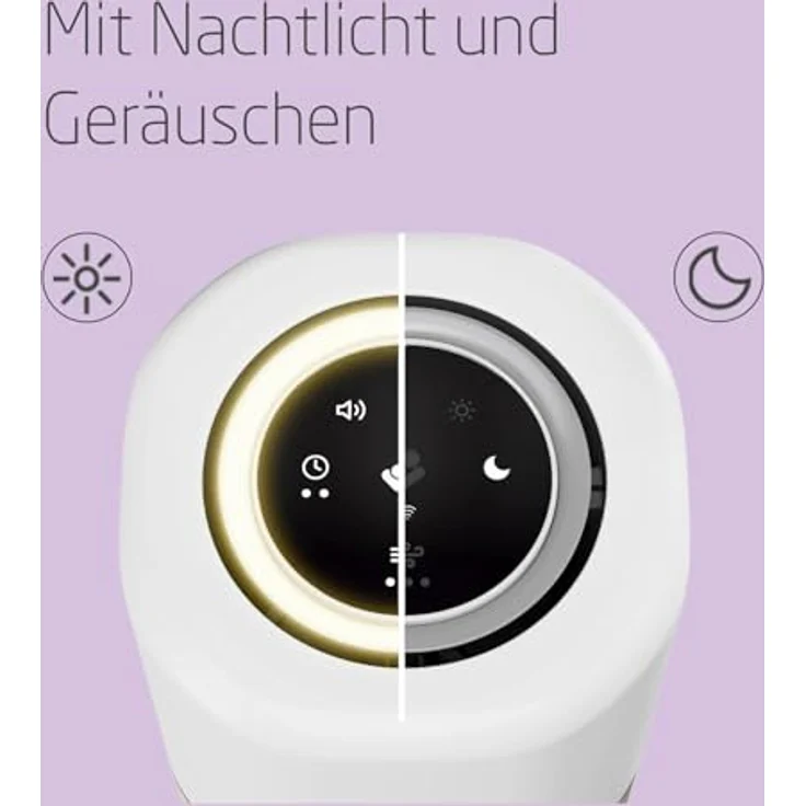 Maxi-Cosi Clean 3-in-1 Luftreiniger, Baby HEPA Luftreiniger für Schlafzimmer (H13), ab Geburt, Allergie-Luftreiniger HEPA 13, Teil von Maxi-Cosi Connected Home – Mit Alexa/Google Assistant kompatibel – Bild 4