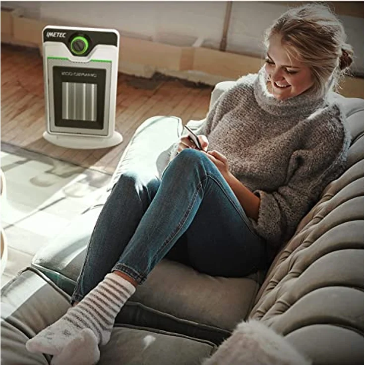 Digitaler Heizkörper IMETEC 4033 ECOCERAMIC Weiß/Schwarz 2000 W, Radiator – Bild 5