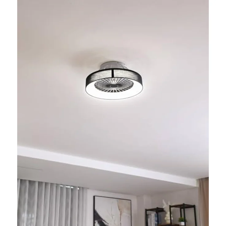 Lindby LED Deckenventilator mit Licht und Fernbedienung leise (Ø 47 cm), 2in1: Ventilator Lampe dimmbar 3 Geschwindigkeiten CCT Farbwechsel – Bild 3