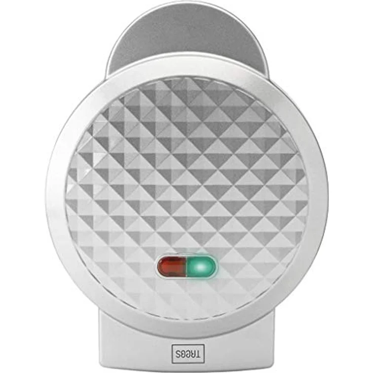 Trebs 99361 Bubble waffeleisen - mit Cool-Touch-Griff - Waffeleisen - Waffelautomat - 800 Watt - Anti-Haft beschichtet - Silber – Bild 8