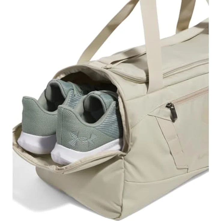 Under Armour® UA UNDENIABLE 5.0 DUFFLE SM, leichte und robuste Sporttasche, khaki – Bild 4