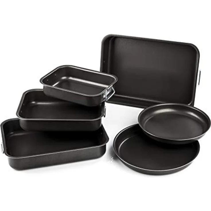 Barazzoni 80215502518 Bräter-Lasagneform aus beschichtetem Aluminium, 25 x 18 cm – Bild 3