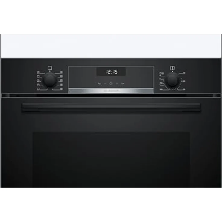 Bosch HBG537BB3, Serie 6, Einbau-Backofen 60 x 60 cm, 10 Automatikprogramme, Schnellaufheizung, EcoClean Direct Rückwand, 3D-Heißluft, Soft Close, Versenkknebel, LCD Display, Schwarz – Bild 3