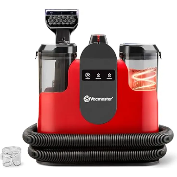 Vacmaster STMEUC01H, 1150W Erhitzt Waschsauger Teppichreiniger für Polster & Auto, Doppeltes Wassertanksystem, beheizte Reinigungsfunktion, 17KPA: Tests, Infos & Preisvergleich