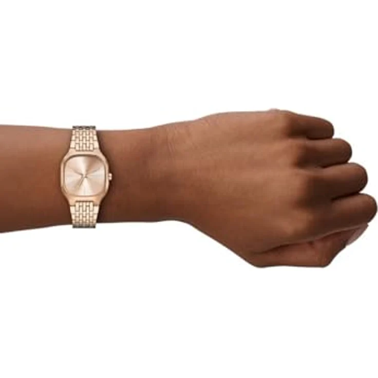 Skagen Damen Analog Quarz Uhr mit Edelstahl Armband SKW3166, 28-mm-Gehäuse, roségoldfarbenes Zifferblatt – Bild 4