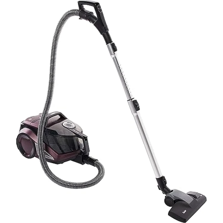 Fakir Filter Pro-Boden-Staubsauger beutellos, Zyklon-Sauger, 4,5 l Staubbehälter, mit Luftreiniger-Funktionen, 8-Fach Filter-Technologie, extra leise, dunkelrot - 800 Watt – Bild 3