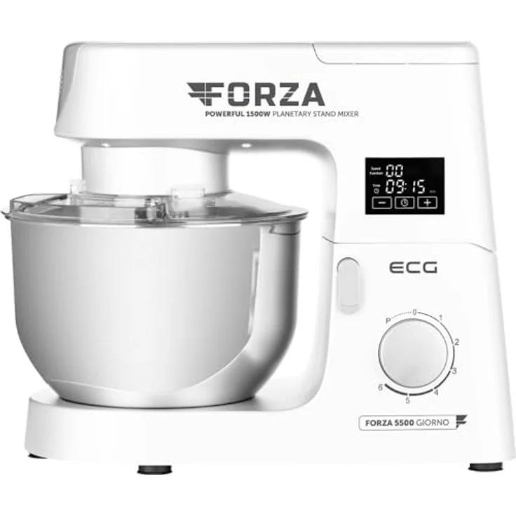 ECG FORZA 5500 Giorno Bianco, Küchenmaschine, Weiss – Bild 2