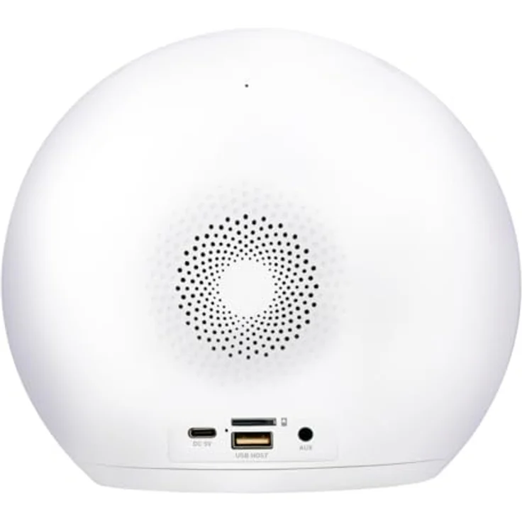 Grundig Tageslichtwecker, Lichtwecker mit Radio und Bluetooth, LED-Anzeige, Naturgeräusche und Sunset-Funktion, Weiß – Bild 4