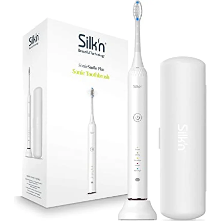 Silk`n SonicSmile Plus weiß - elektrische Schallzahnbürste für saubere und weiße Zähne – Bild 1