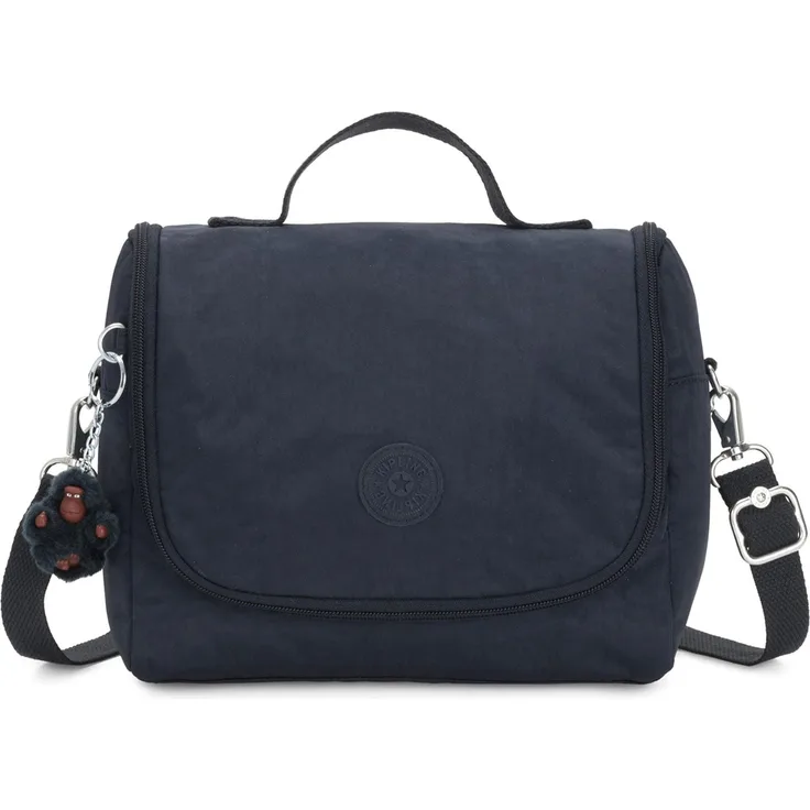 Kipling NEW KICHIROU Lunchtas - True Blue Tonal, Isoliertes Hauptfach, leicht abwischbar, mit Trolley-Band