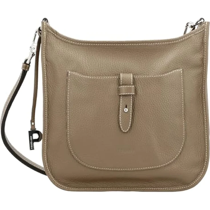 Picard Beuteltasche Kronberg aus genarbtem Rindleder mit Zapfenverschluss, Nude, 27 x 9.5 x 25 cm – Bild 9