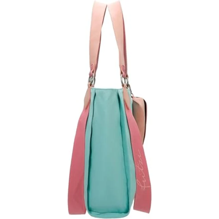 Fritzi aus Preußen Izzy02, Canvas Shopper Tasche mit 100% Baumwolle, 32 cm x 11 cm x 38.5 cm, blau – Bild 5