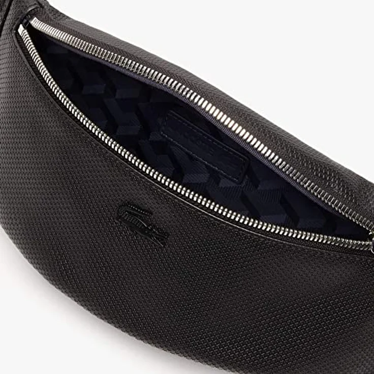 Lacoste Chantaco Gürteltasche aus Leder, 26 cm, schwarz – Bild 7