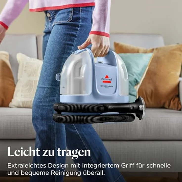 Bissell SpotClean Mini Select, Wasch-Sauger mit Dual-Tank, 327 W, beutellos, 12.5 kPa, zur Fleckenreinigung auf Teppich, Polster, Autositz – Bild 5