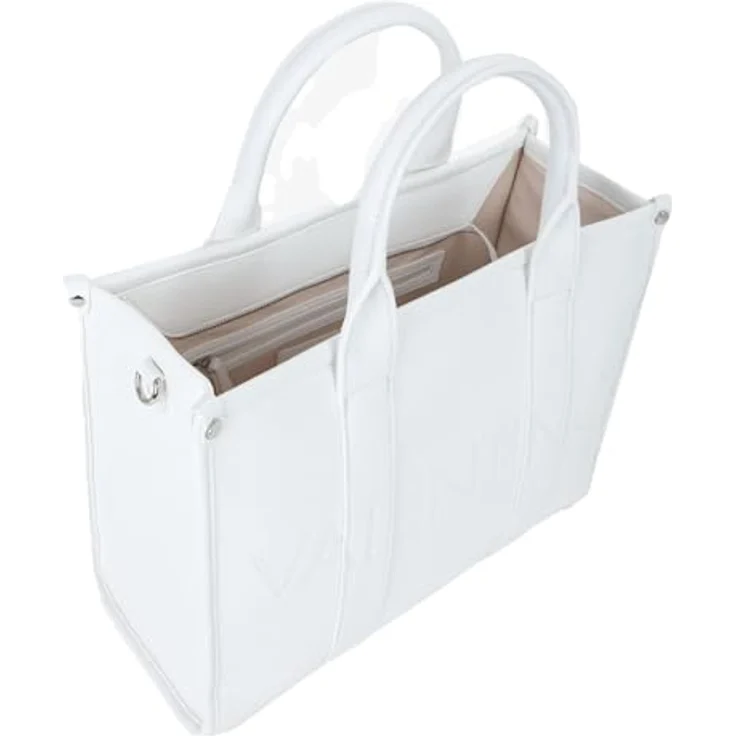 VALENTINO BAGS Shopper Shopping Bag, Bianco (weiß), mit Logo-Prägung und genügend Stauraum – Bild 5
