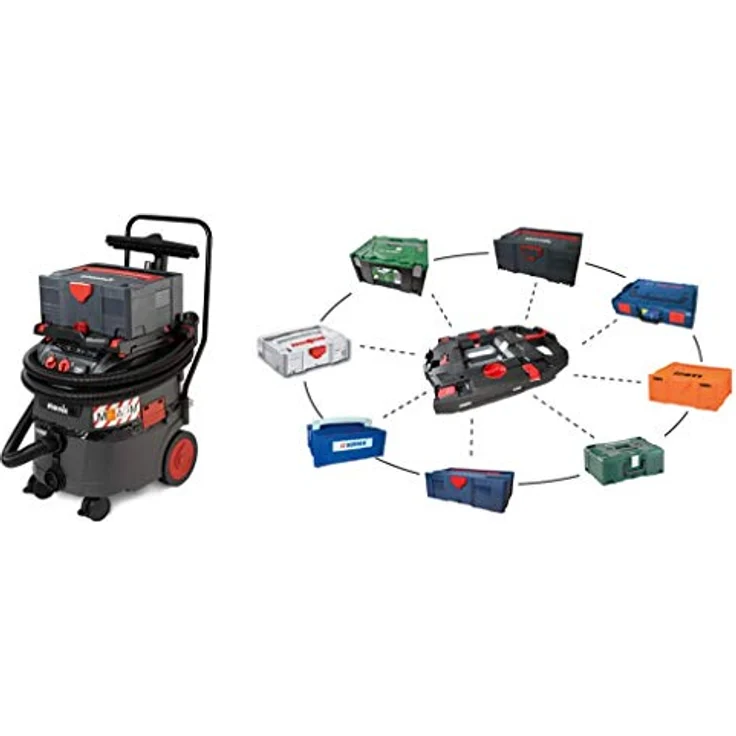 Starmix Universaladapter UniFix für Staubsaugerrohre, kompatibel mit L-BOXX und SYSTAINER, integrierte Kabel- und Schlauchaufbewahrung – Bild 3