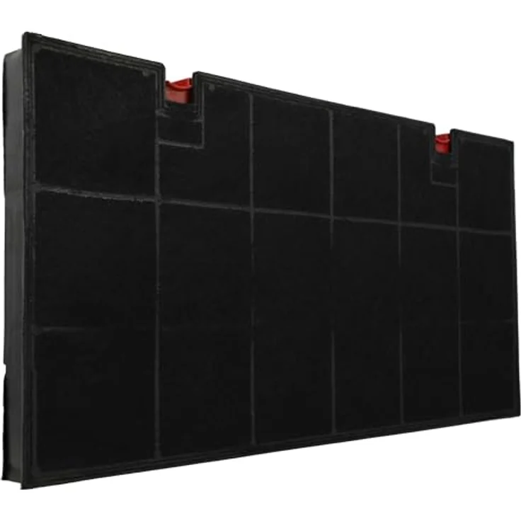 vhbw 4x Aktivkohlefilter kompatibel mit Scholtes H3760, H3790, HC6060, HC6060BR, HC6060WH, HI60, HI90 Dunstabzugshaube - 43 x 21,7 x 3,3 cm in schwarz – Bild 2