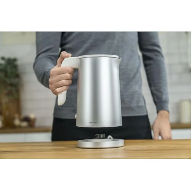 Zwilling Enfinigy Wasserkocher, 1850 Watt, 1 Liter, Abschaltautomatik, silber – Bild 4