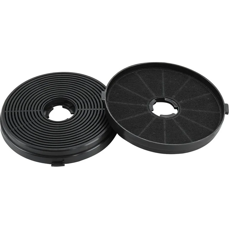 Hanseatic Aktivkohlefilter CF 135, Zubehör für Dunstabzugshauben, schwarz, 2er Pack