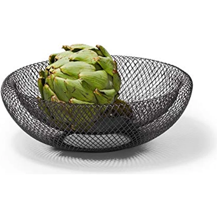 PHILIPPI Mesh Obstschale XL, pulverbeschichteter Stahl, 40 cm Durchmesser, leicht und luftdurchlässig – Bild 7