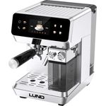 Lund Kaffeevollautomat, Edelstahl, 1350W, 8 Programme, automatischer Milchaufschäumer, Touch-Panel