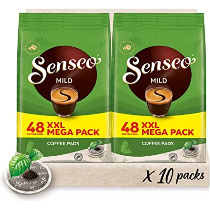 Senseo Mild Kaffeepads, für alle Padmaschinen, Kaffee, Raffiniert und Fein, 360 Kaffee Pads, á 6.9 g – Bild 2