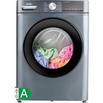 CHiQ CFL80-14586IM3XA, Frontlader-Waschmaschine, 8 kg, 1400 Umdrehungen pro Minute, Counter Depth, große Trommel, Inverter-Motor, Dampfwäsche, Schnellreinigung, Kindersicherung, 60x52×85cm